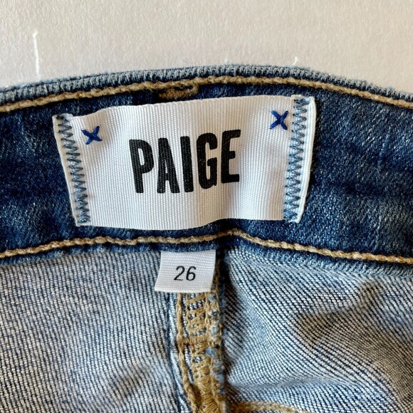 PAIGE Denim Women's Verdugo Ankle Ultra Skinny Jeans in Bali Wash Size 26 - Picture 7 of 10